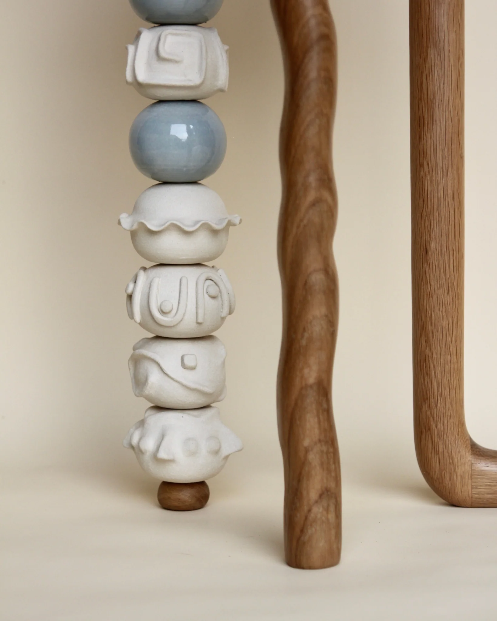 Beaded Side Table - Image 3