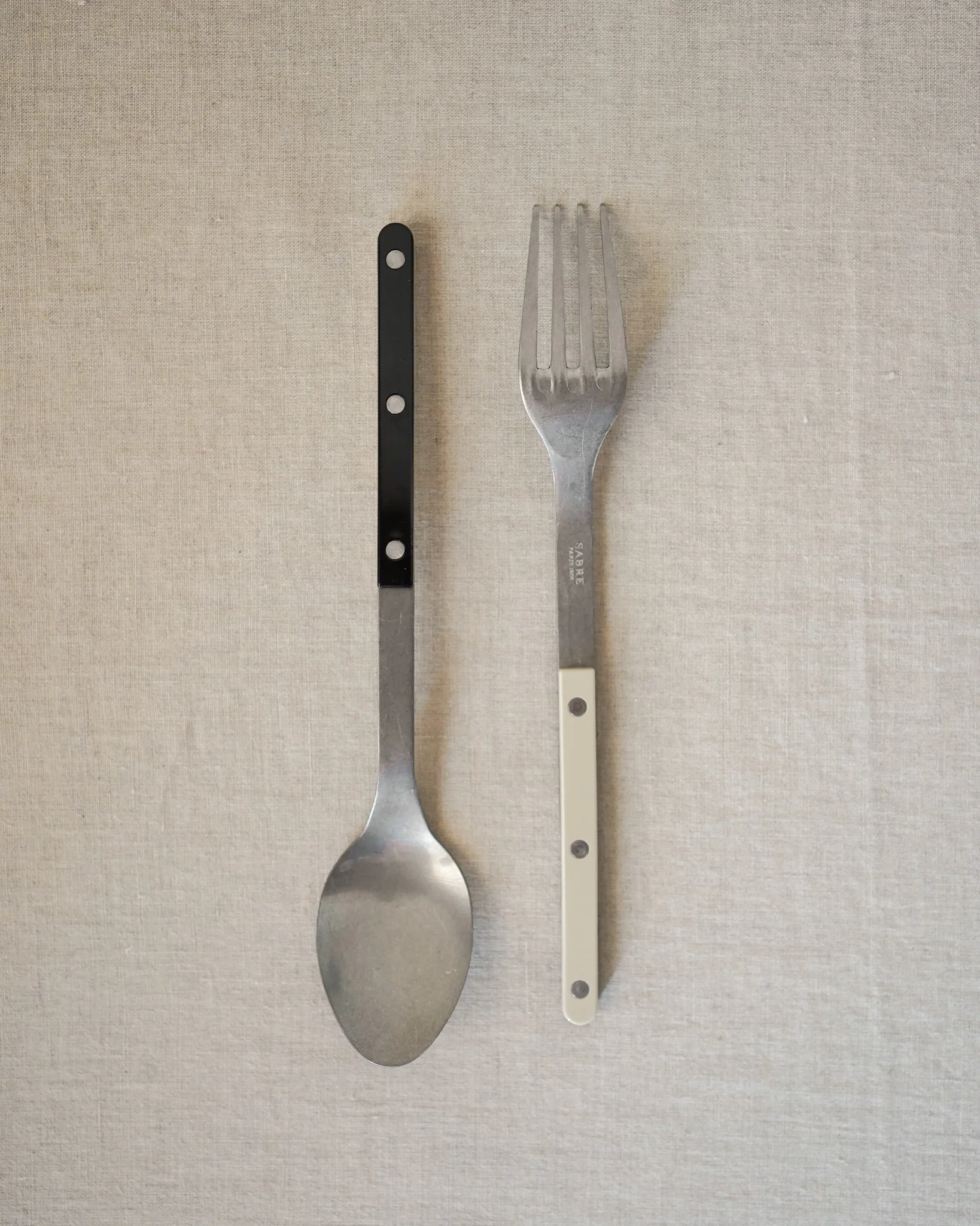 Bistro Khaki & Black Serving Set
