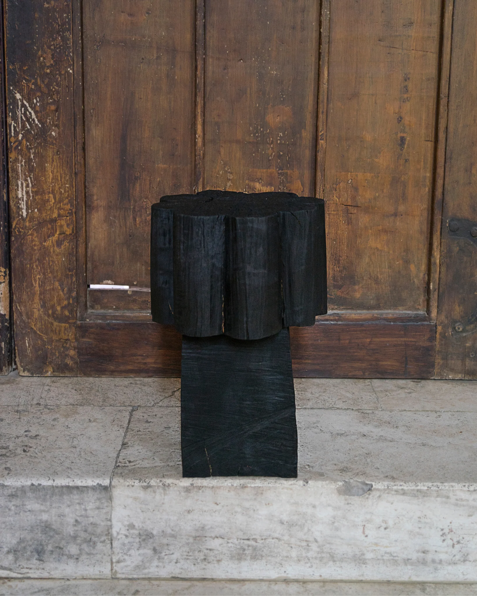 Burnt Black Coffee Table/Stool - Image 2