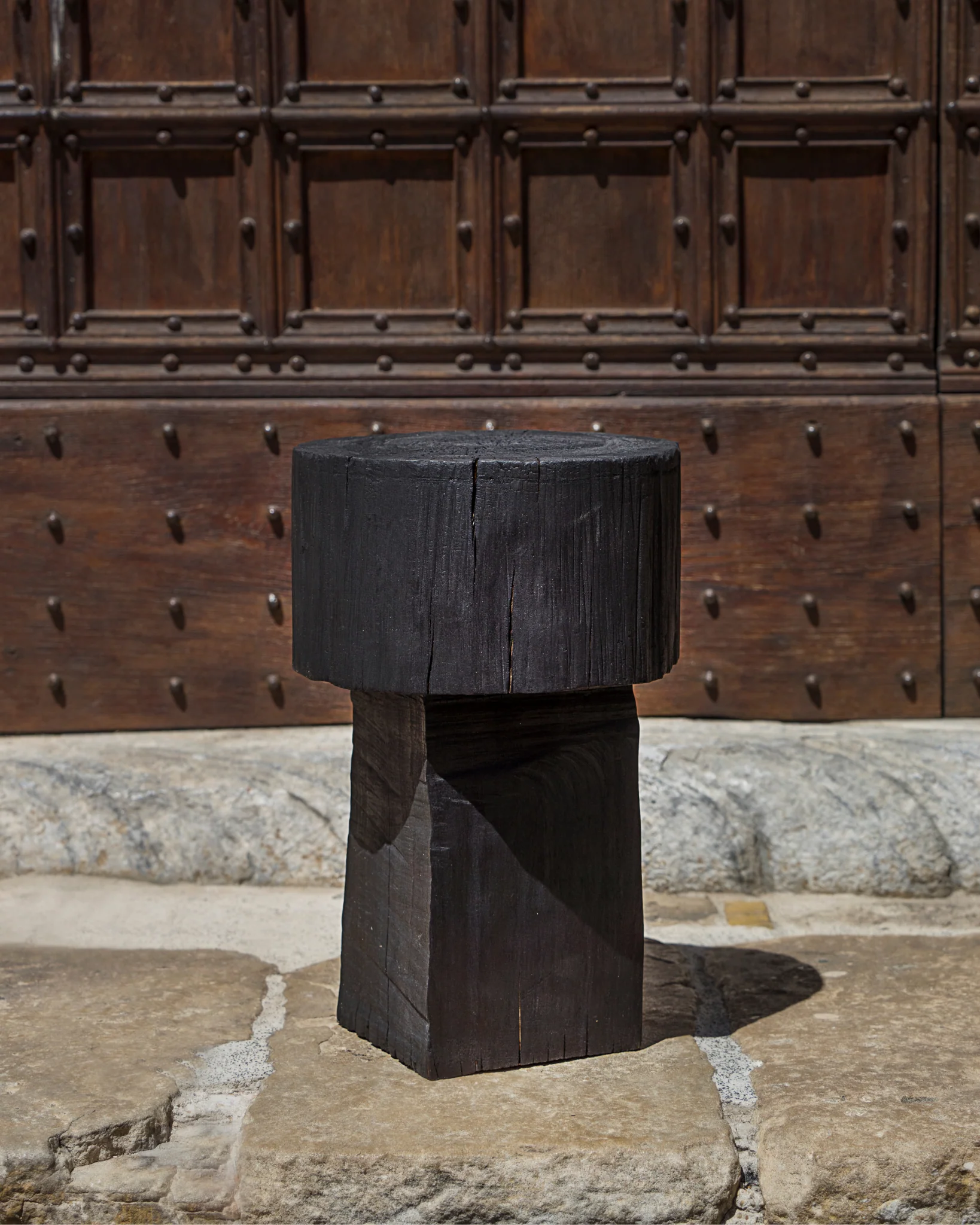 Burnt Black Coffee Table/Stool - Image 3