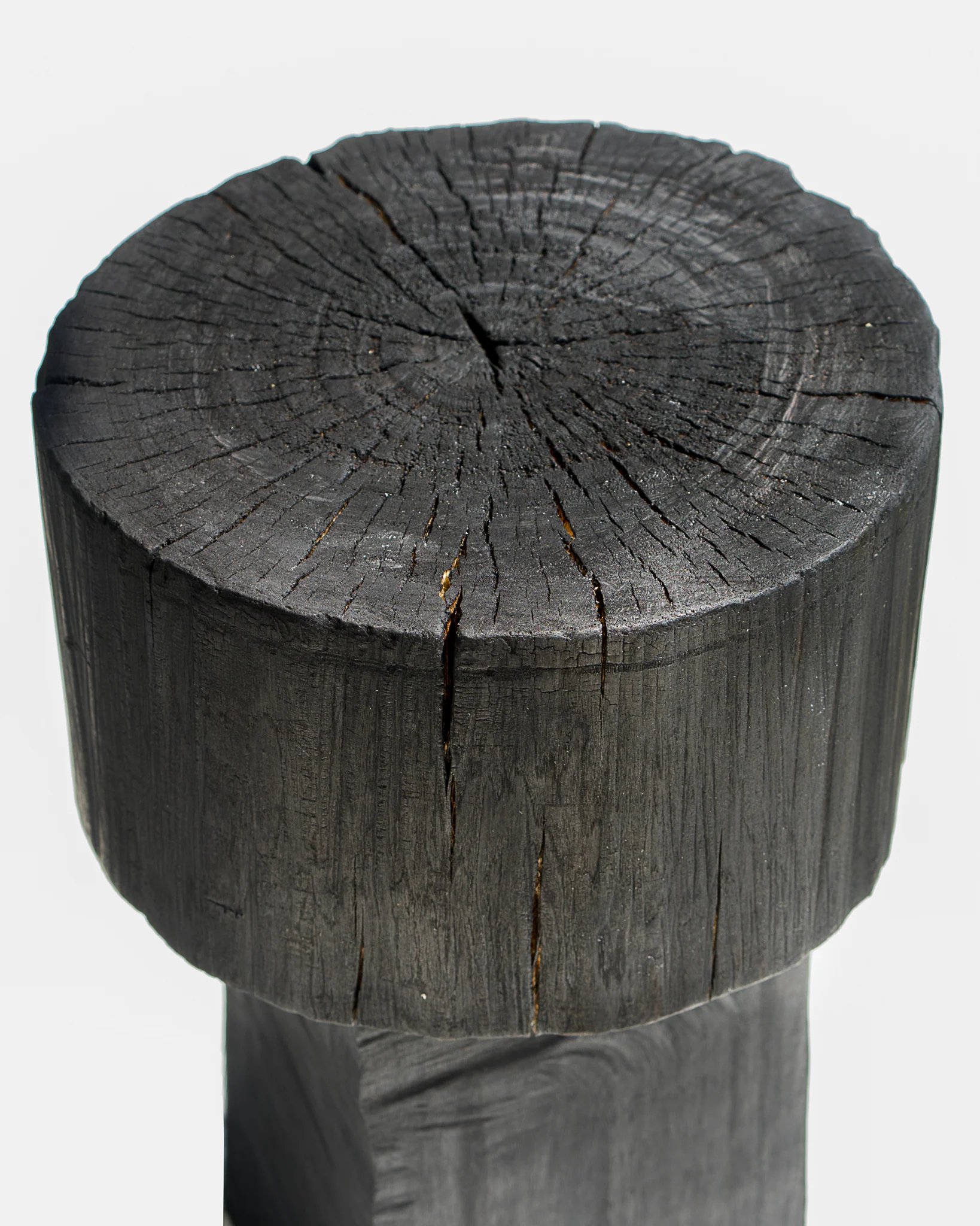Burnt Black Coffee Table/Stool - Image 4