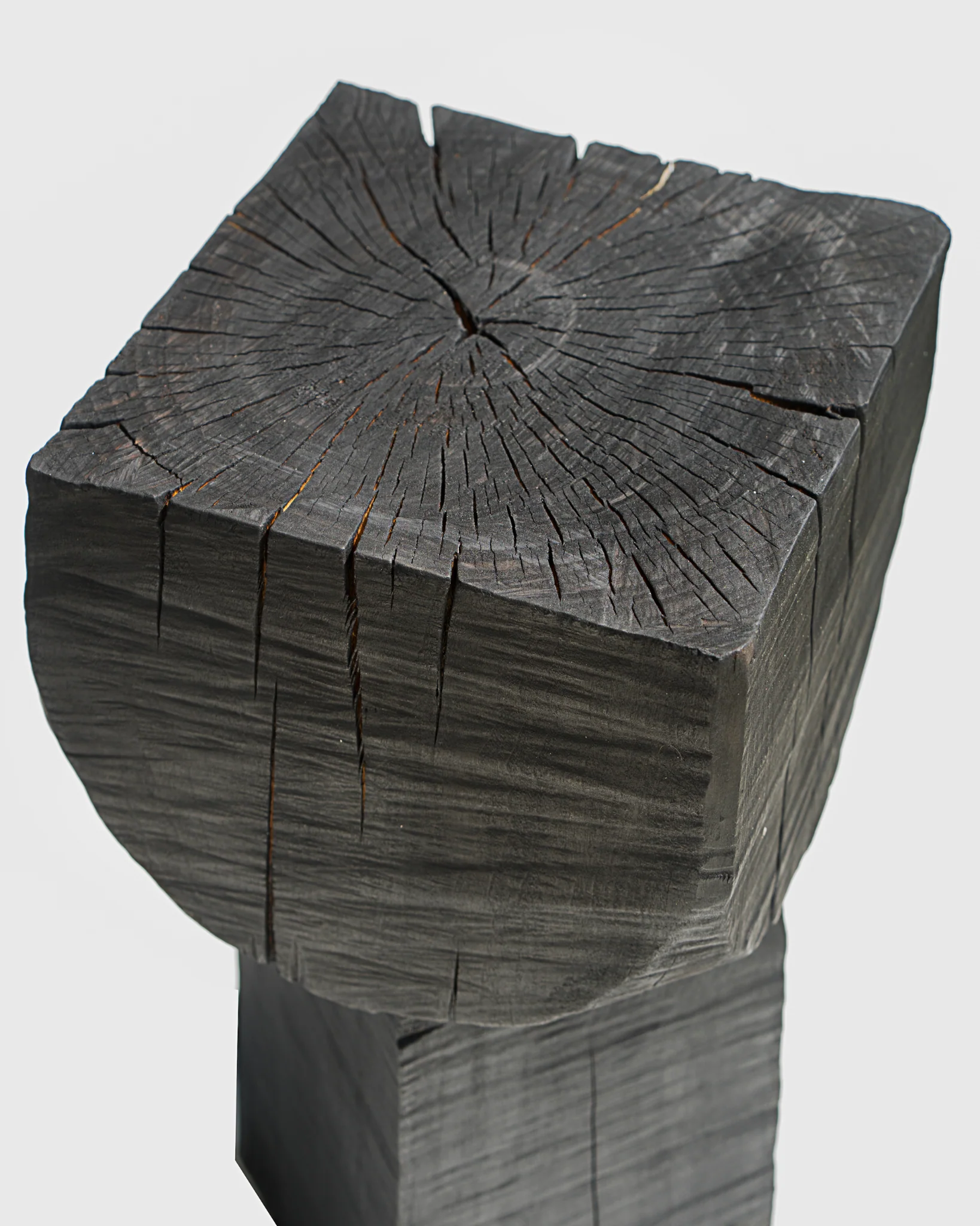 Burnt Black Coffee Table/Stool - Image 5
