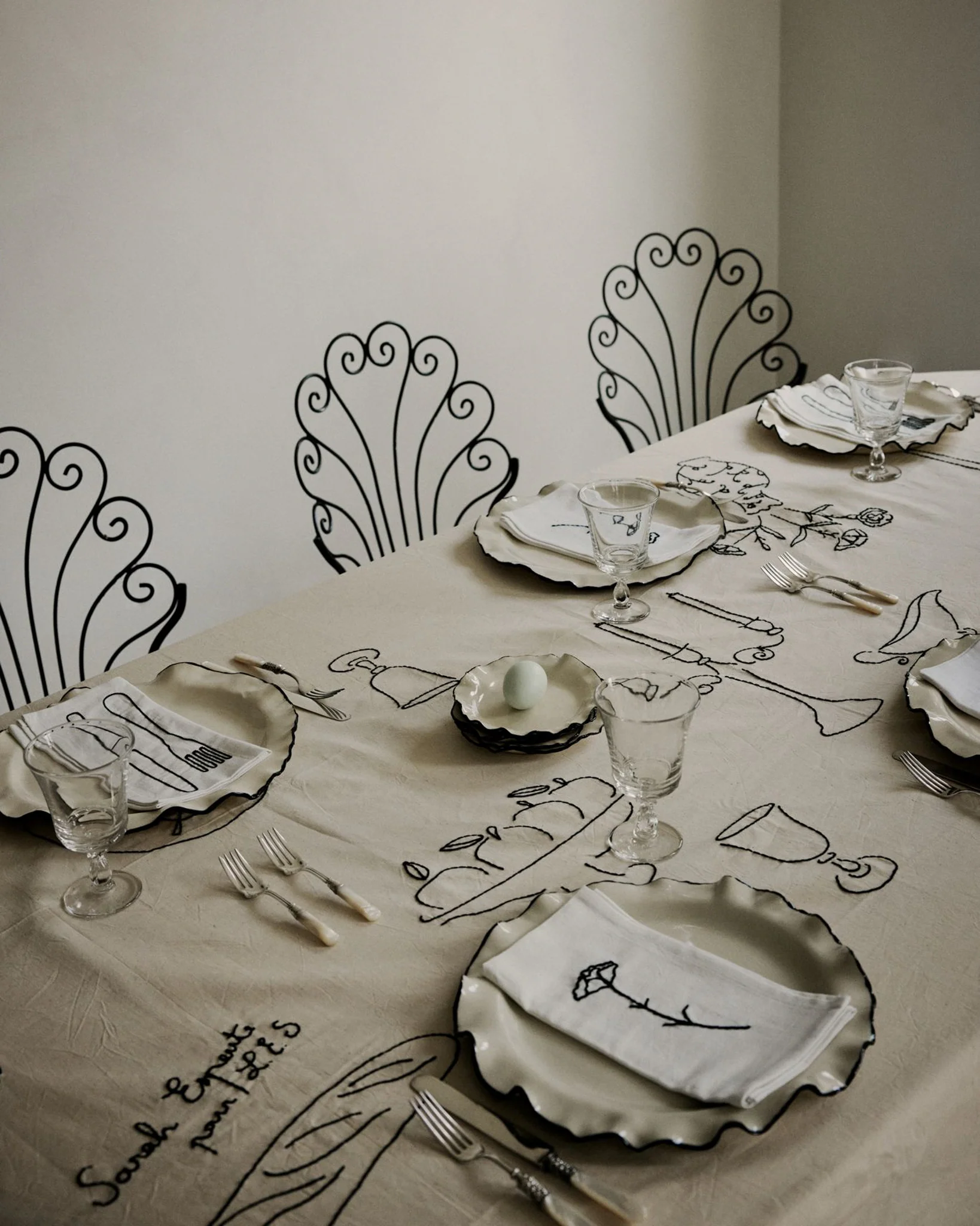 Embroidered Tablecloth - Image 3