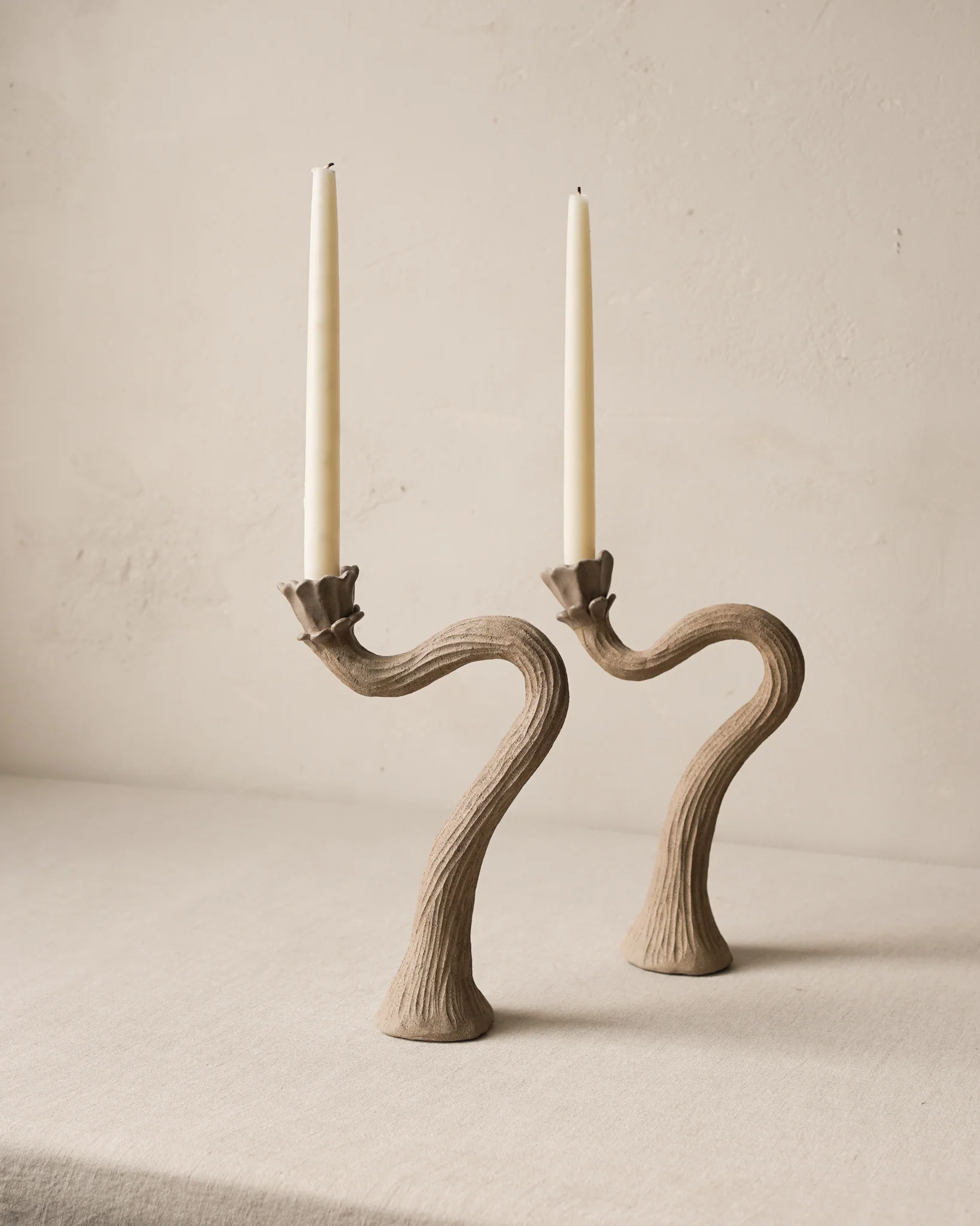 Desert Flower Candlestick Pair - Image 3