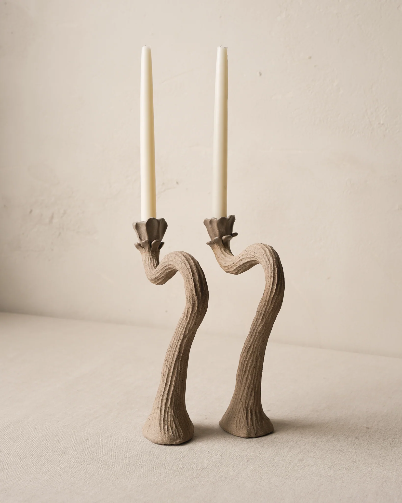 Desert Flower Candlestick Pair - Image 4