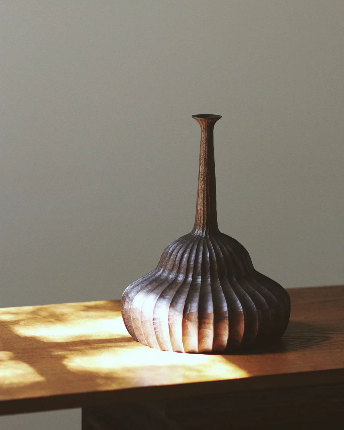 Grooved Walnut Vessel - Image 2