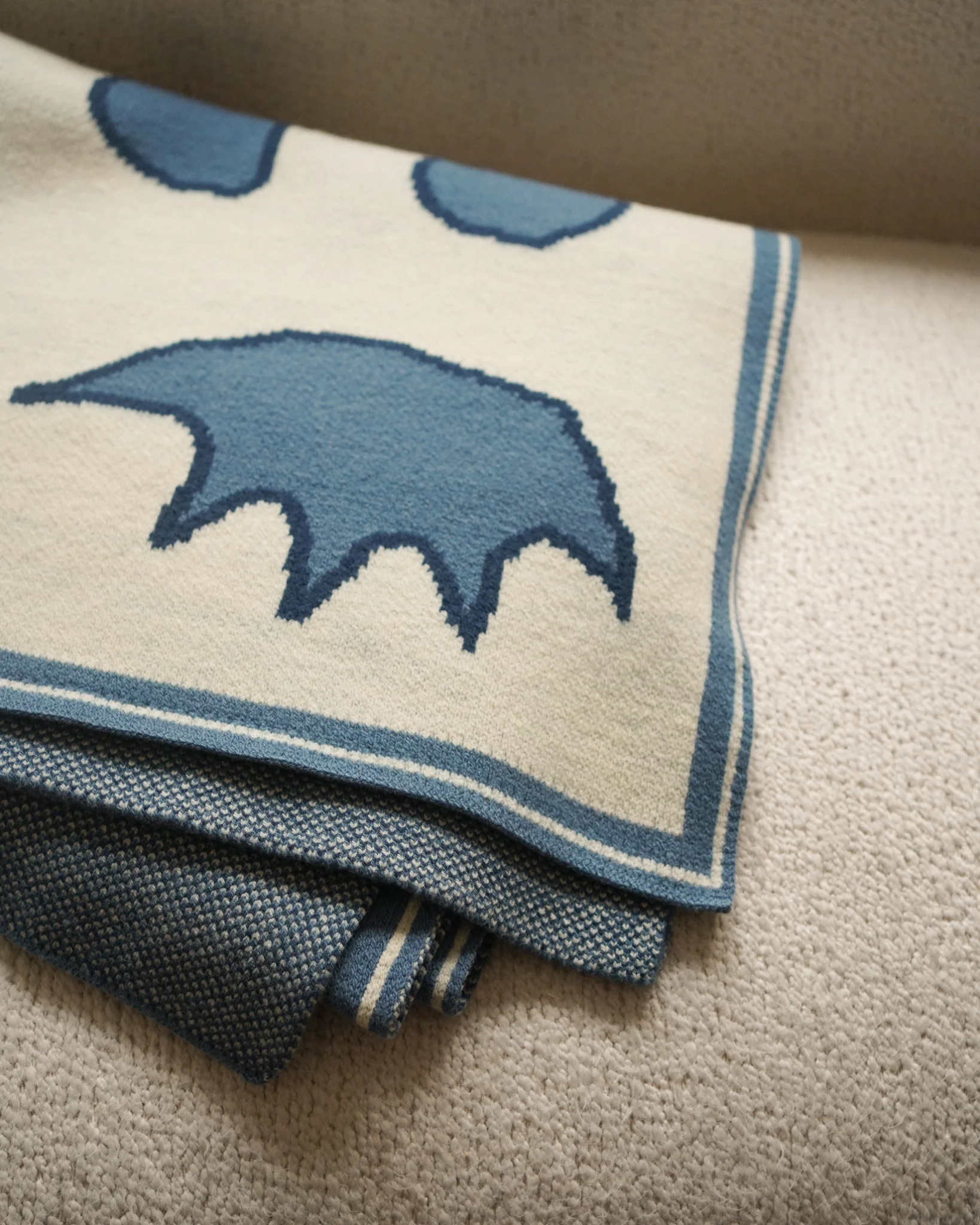 Rambouillet Throw in Blue - Image 4