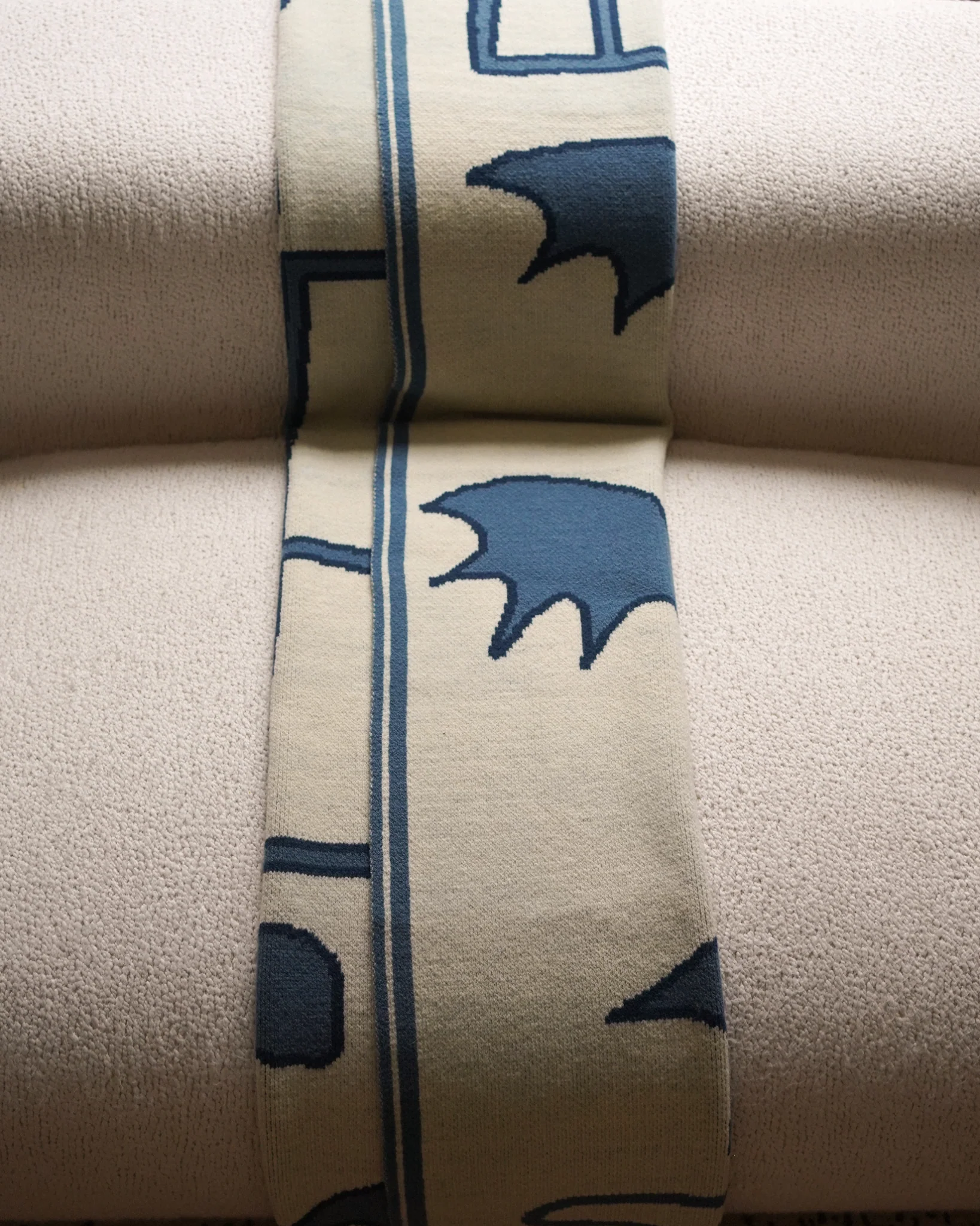 Rambouillet Throw in Blue - Image 8