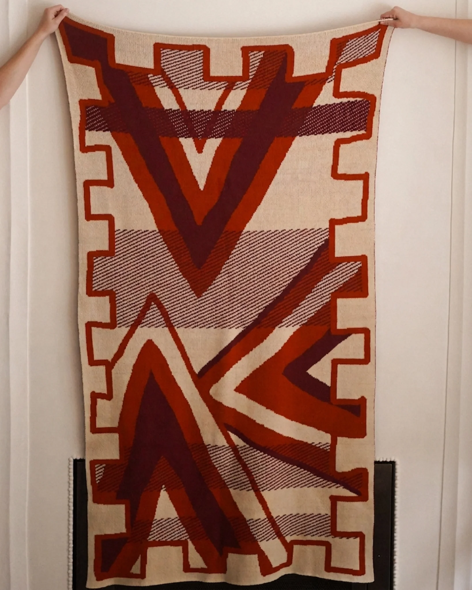 Rambouillet Throw in Rust - Image 2