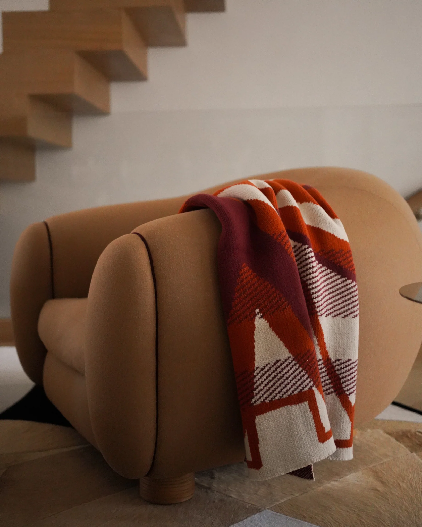 Rambouillet Throw in Rust - Image 4