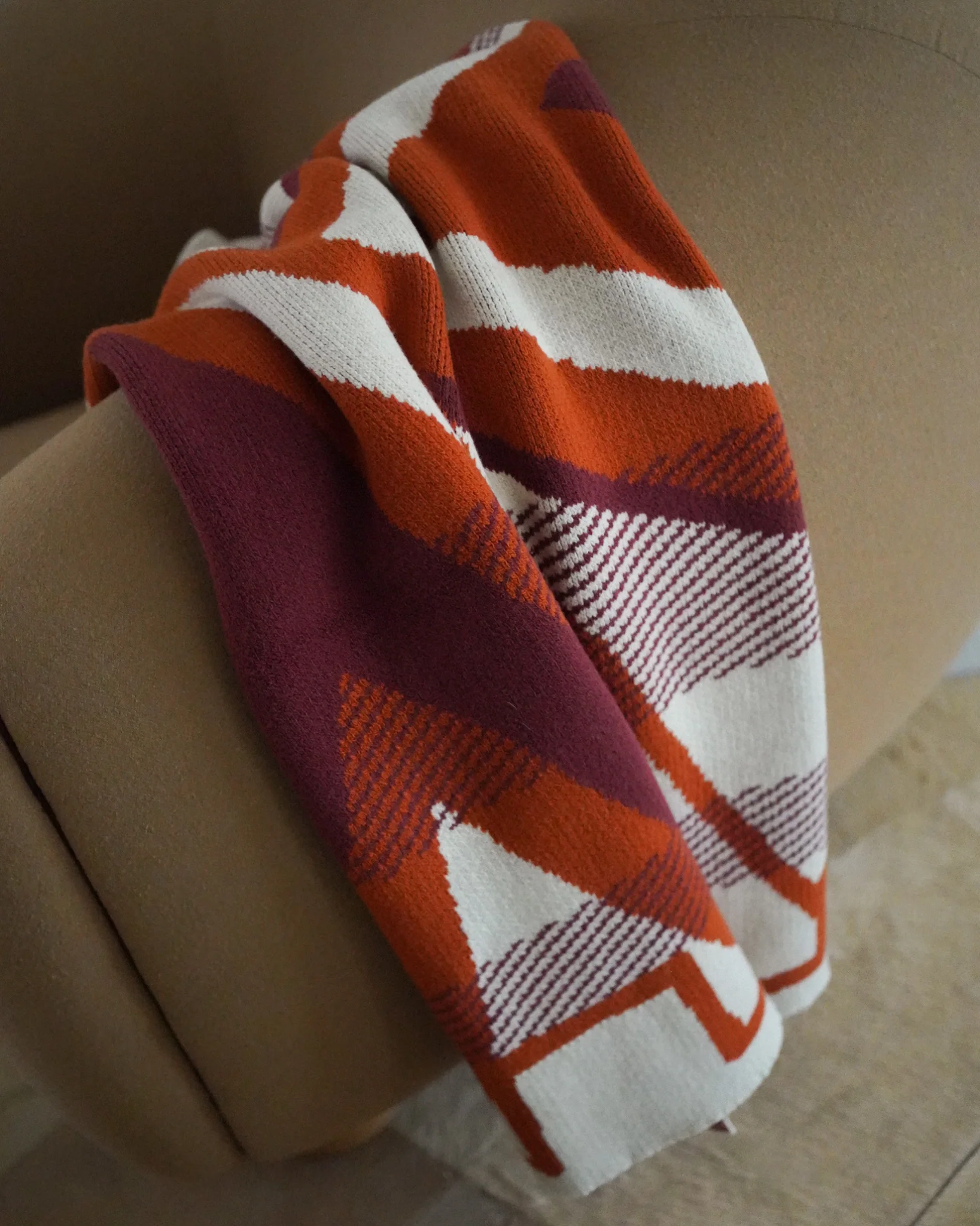 Rambouillet Throw in Rust - Image 5