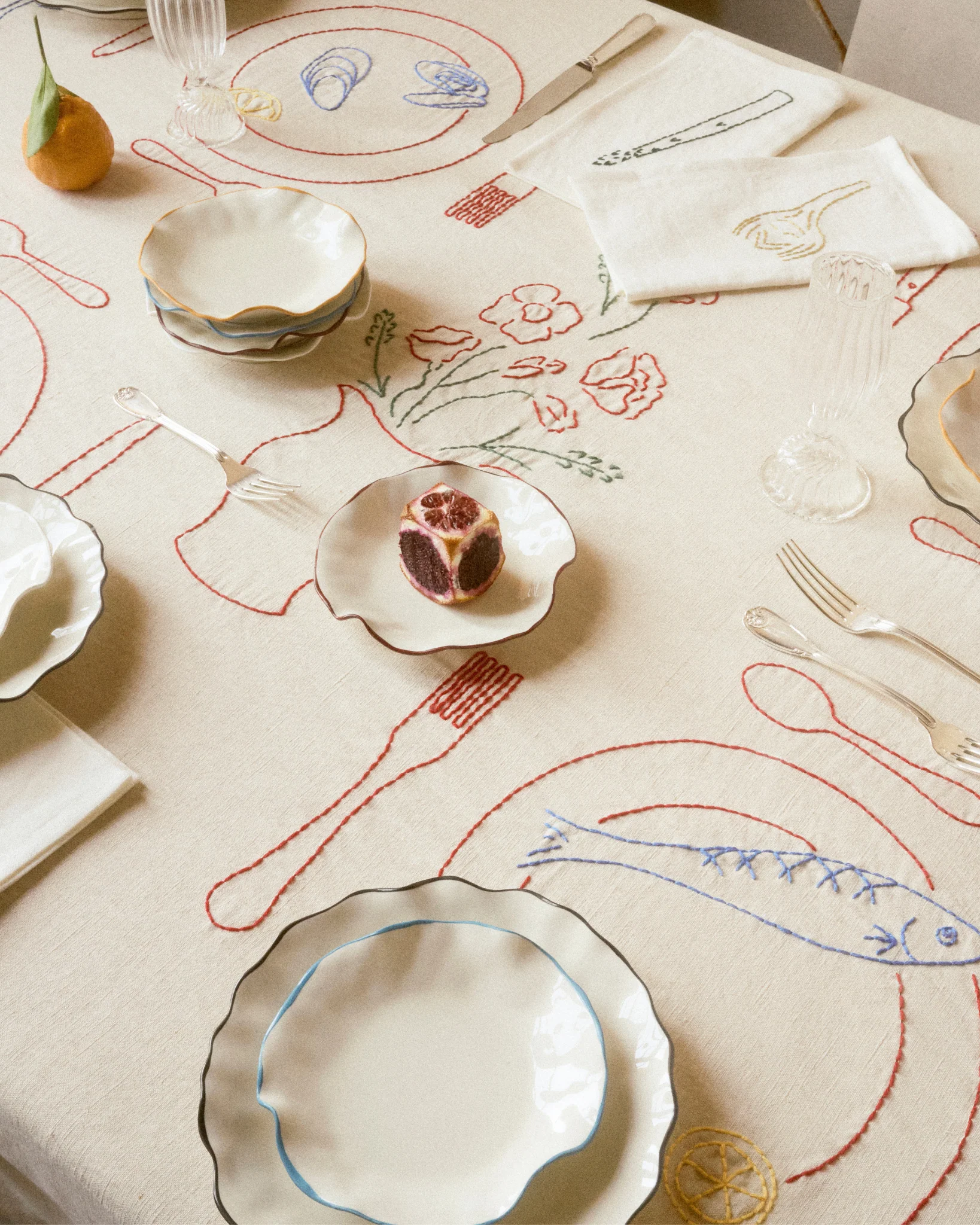 Repas du Bistrot Tablecloth