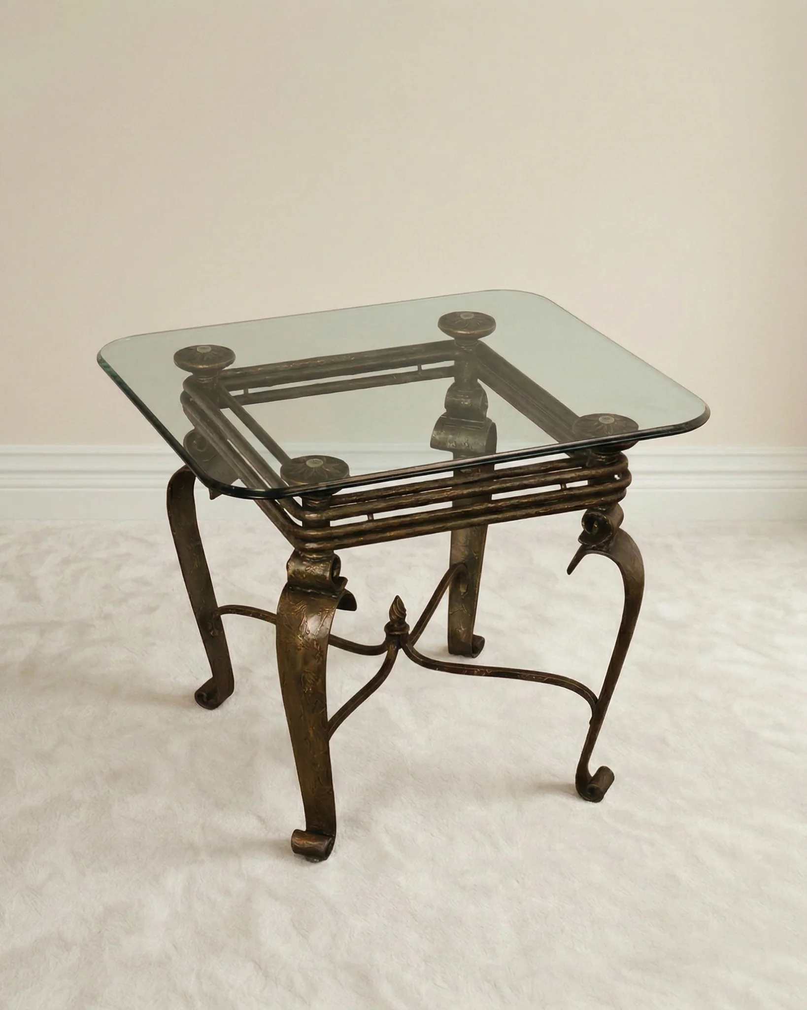 Neoclassical Style Scroll Accent Table - Image 2