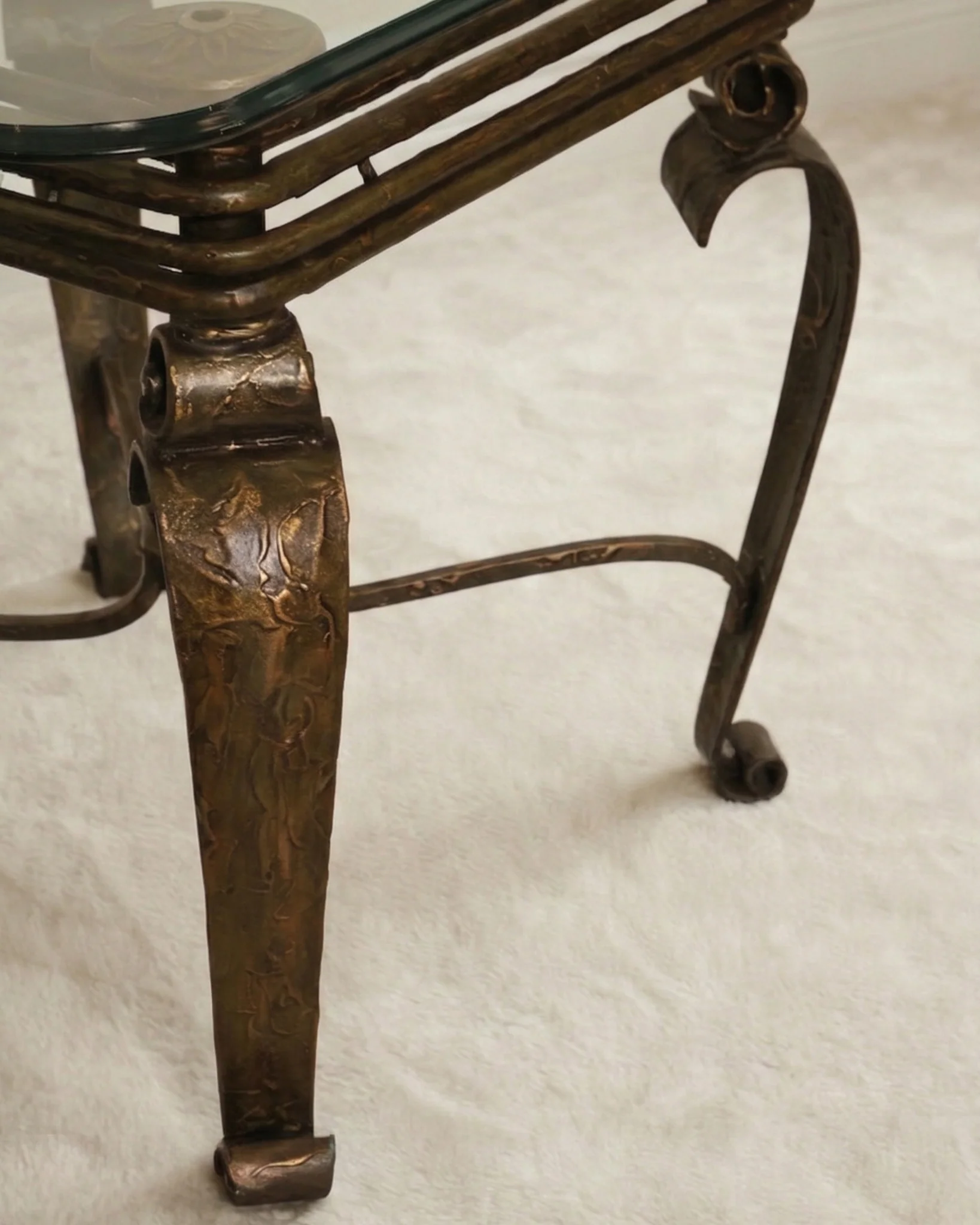 Neoclassical Style Scroll Accent Table - Image 3