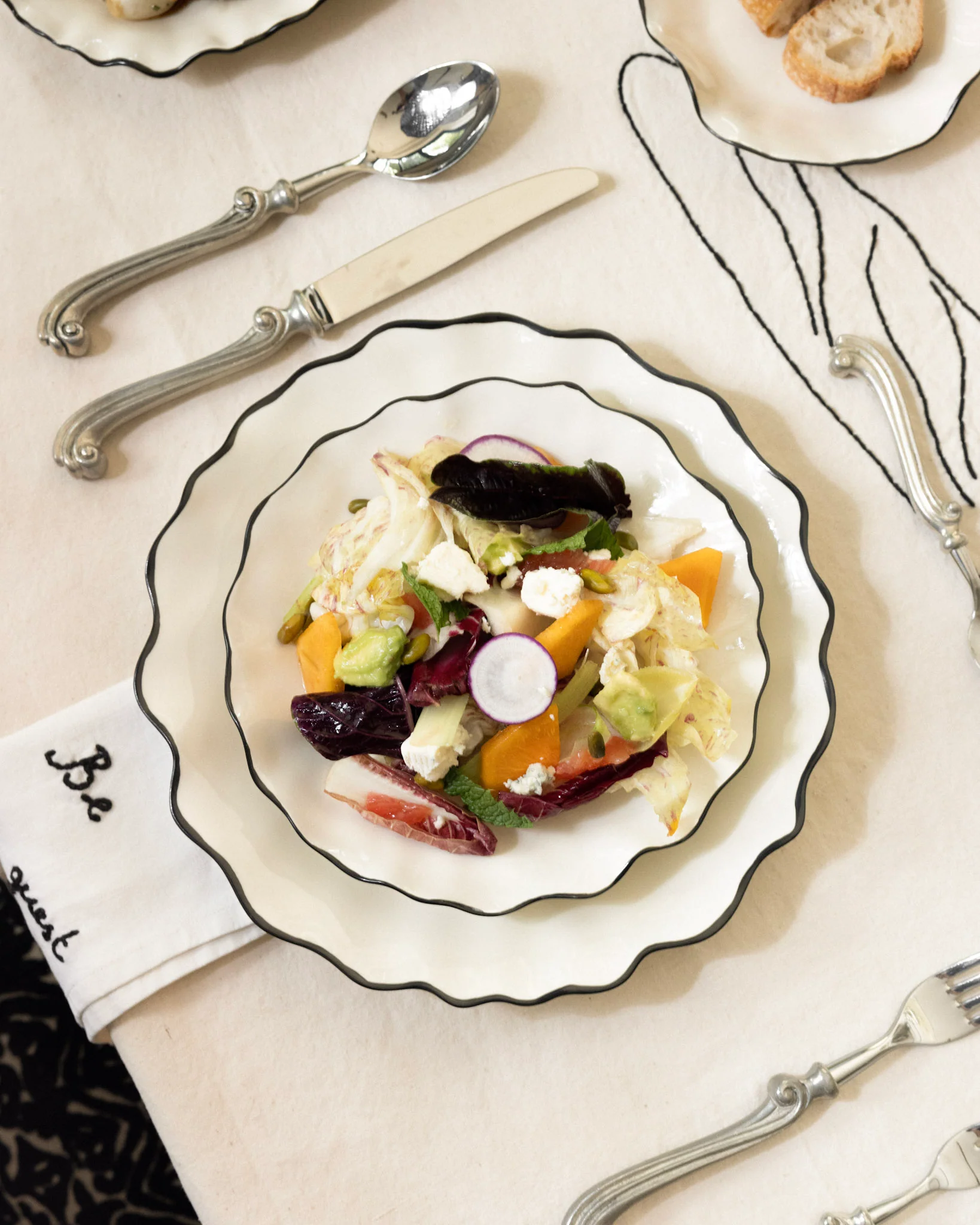 Ribbon Salad Plate - Image 4