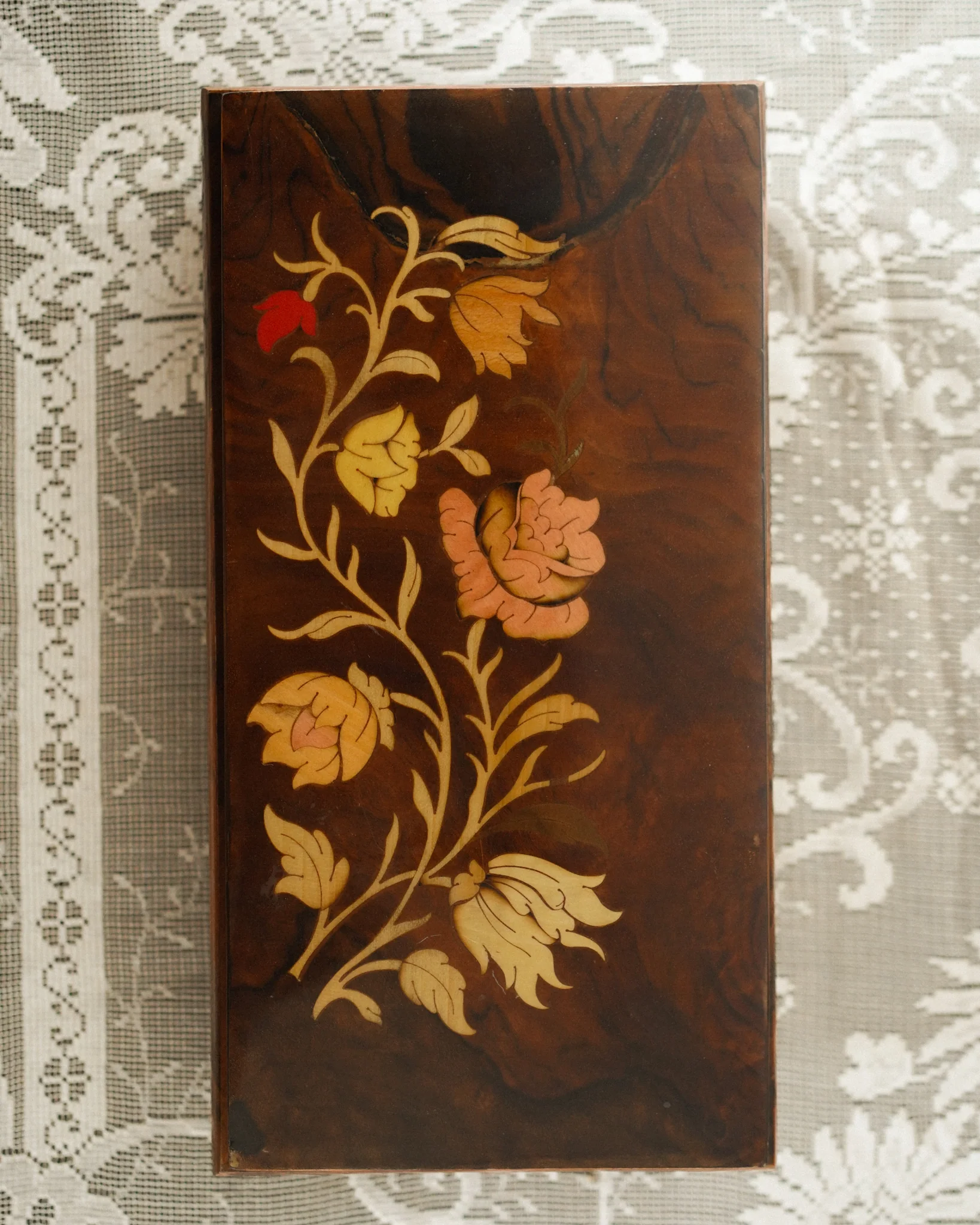 Italian Inlaid Music Box - Image 3