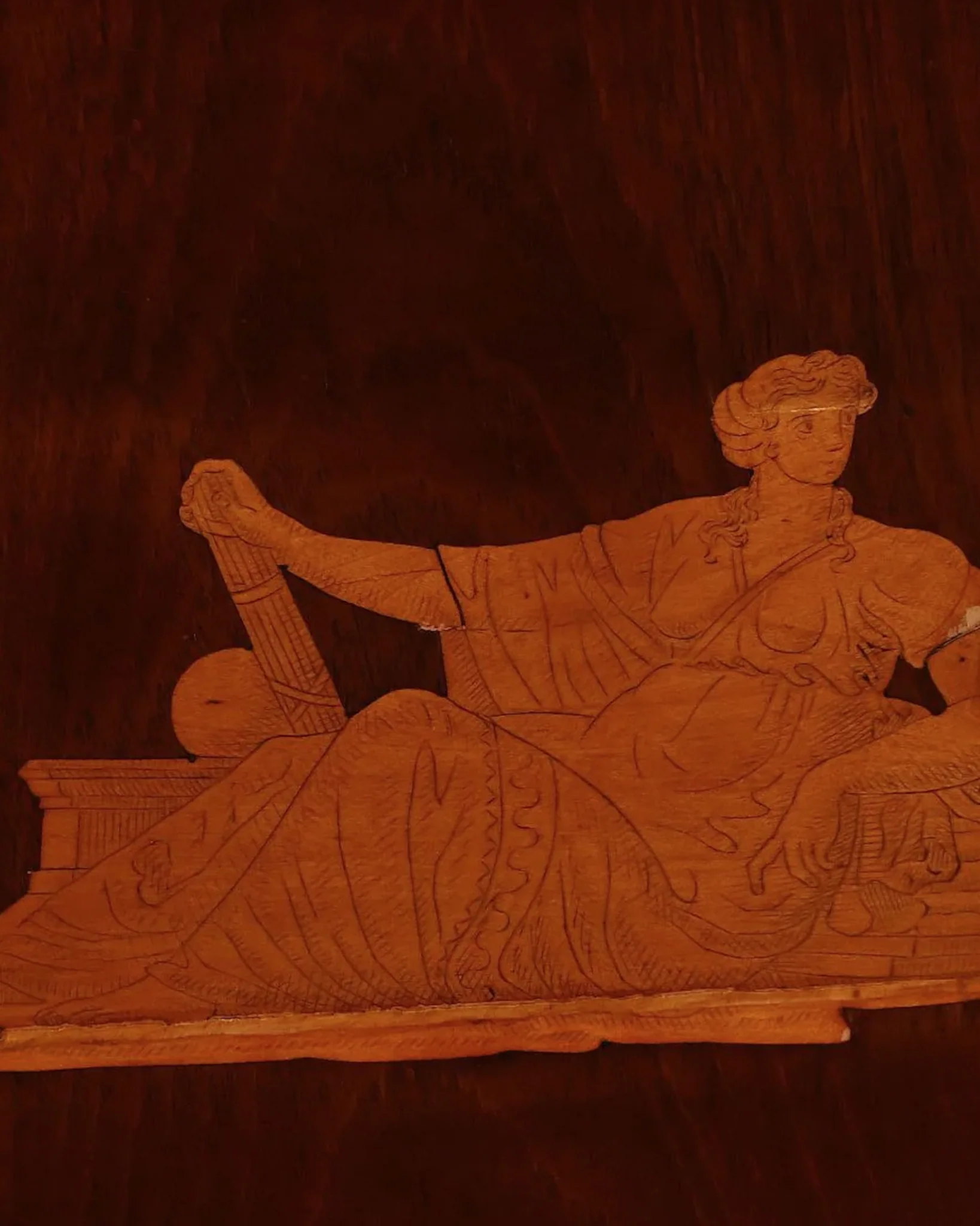 Vintage Biedermeier Style Sofa - Image 8